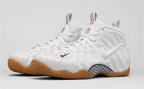 white gucci foamposites 2015 release|nikefoampositegucci.